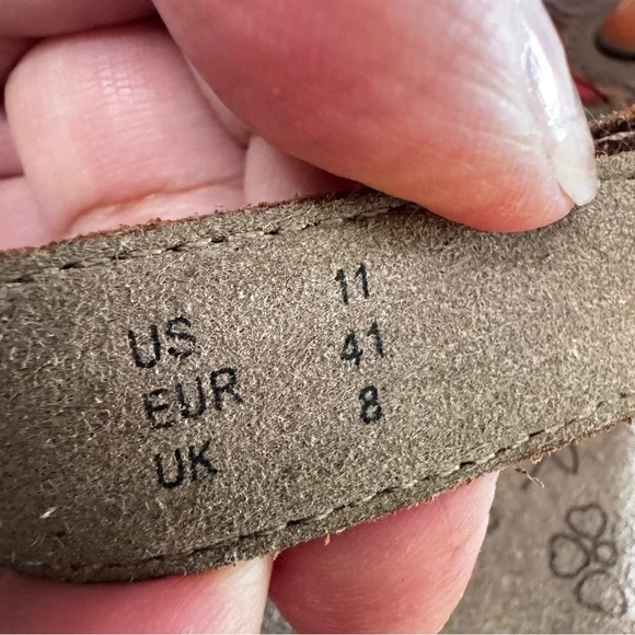 Taos Gemma Slide 3 strap sandals size 11 - Picture 8 of 8